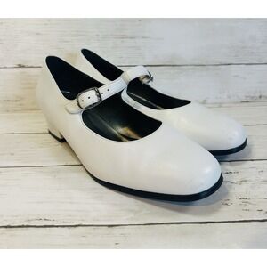 Drew Mary Jane White Leather Orthopedic Comfort Shoes SZ‎ 8 1/2 W